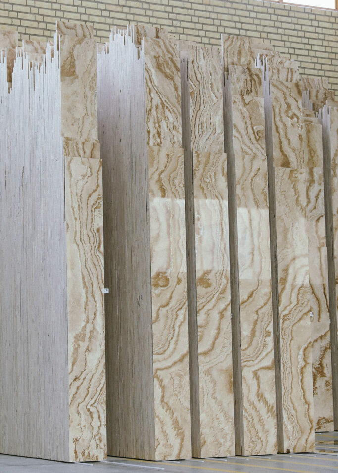 تراورتن گریک کپیول تولید شده در سنگبری گریک