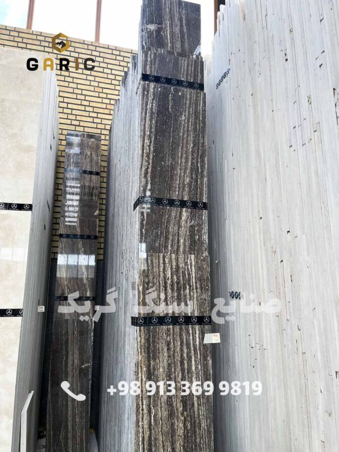 سنگ تراورتن سیلور تکاب گریک طرح موج‌دار سورت سوپر